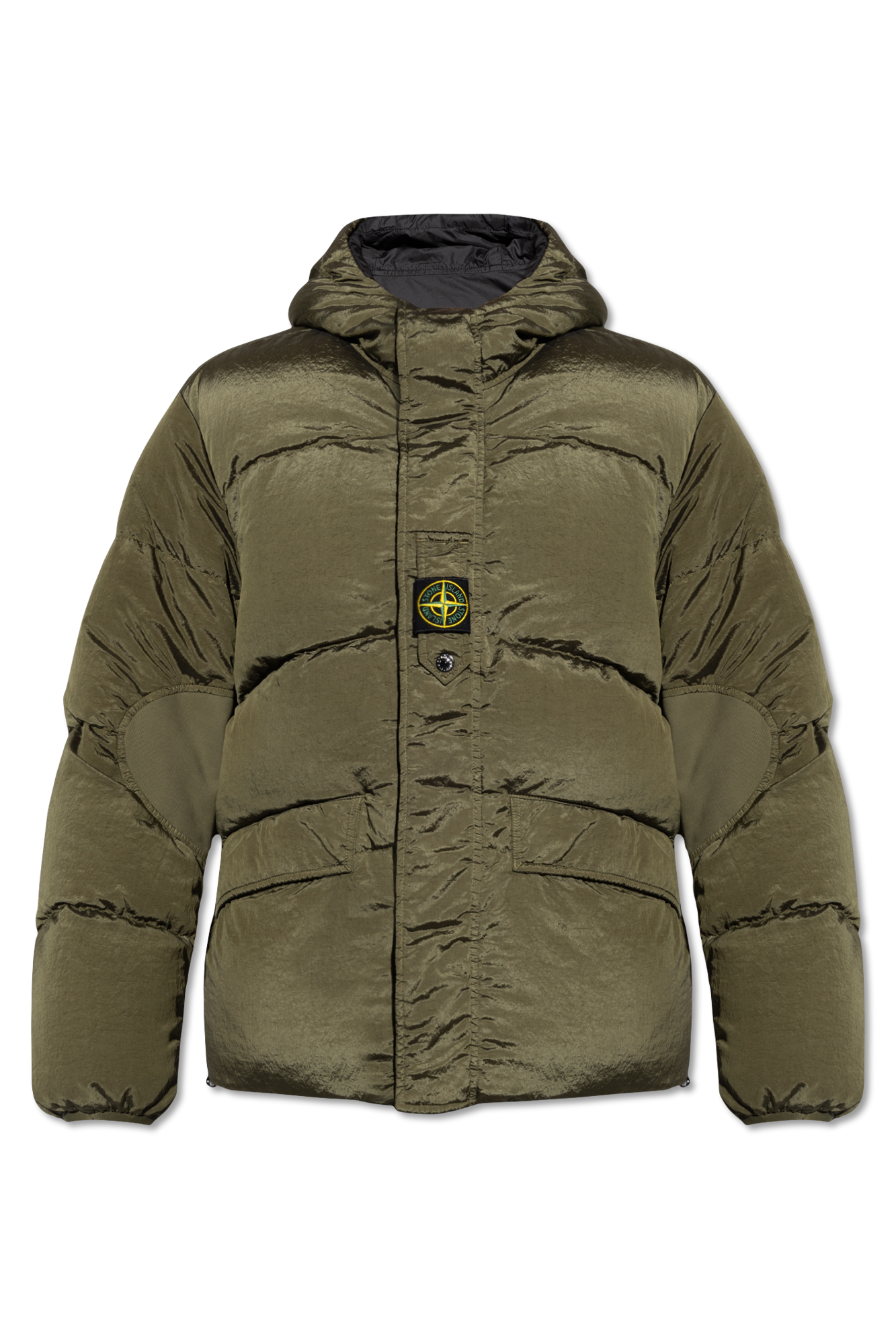 Green Reversible down jacket Stone Island - Vitkac GB